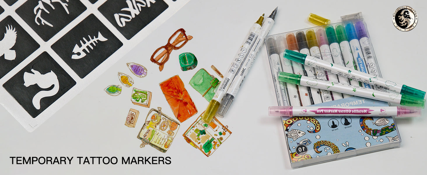 Temporary Tattoo Markers for Skin Marker Pen  WTK265