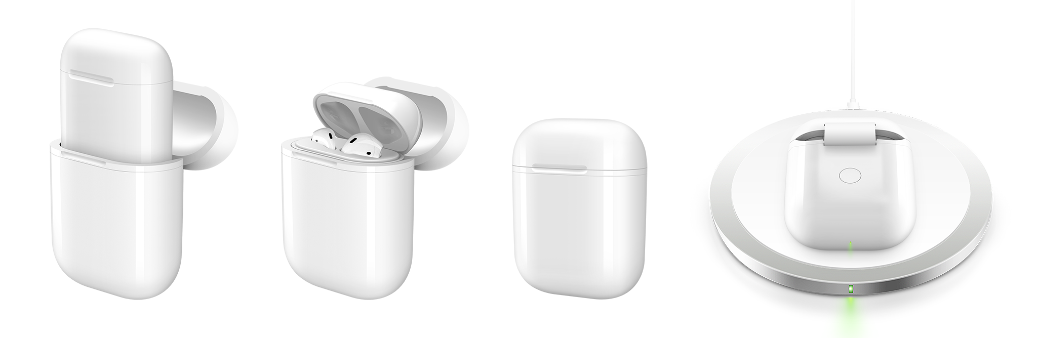 Overview of HyperJuice Wireless Charging Case for Apple AirPods