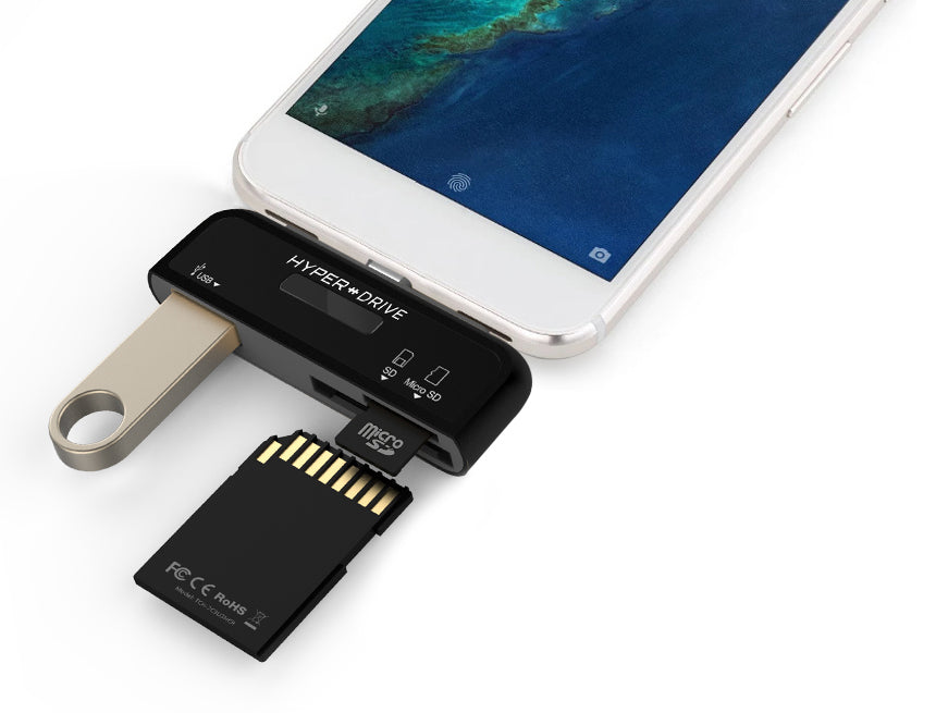 HyperDrive 3-in-1 Connection Kit for USB Type-C Smartphone (e.g. Google Pixel)