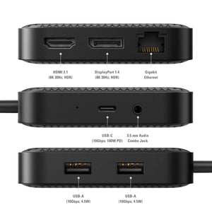 HyperDrive Thunderbolt 4 Power Hub with Integrated GaN Power Source