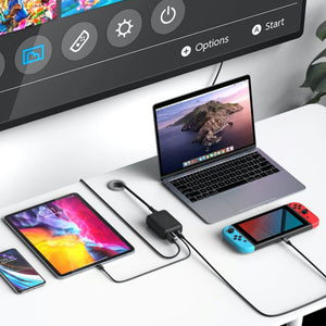 HyperDrive 60W USB-C Power Hub for Nintendo Switch