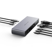 Load image into Gallery viewer, Thunderstruck Bundle! HyperDrive Thunderbolt 4 Dock &amp; 2M Cable
