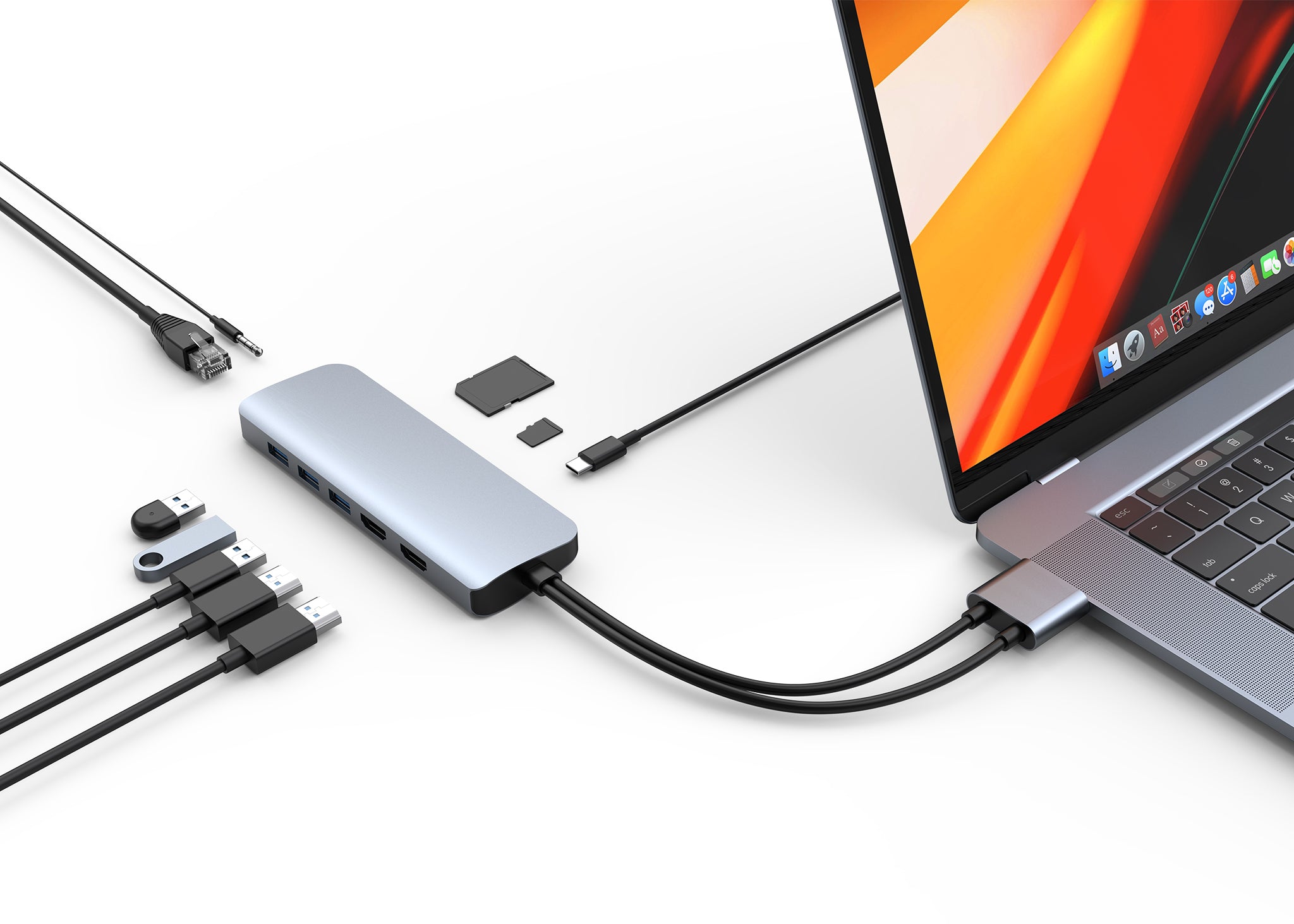 HyperDrive Viper 10-in-2 Docking Station USB-C Hub