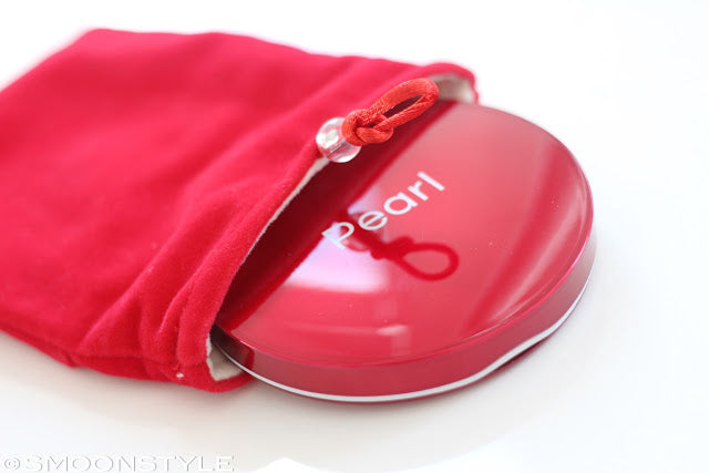 Pearl Compact Mirror USB Battery Carry Pouch