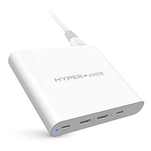 Load image into Gallery viewer, HyperJuice 87W/96W Dual USB-C/USB-A Charger — Dual USB-C PD3.0/QC4.0 + Dual USB-A QC3.0
