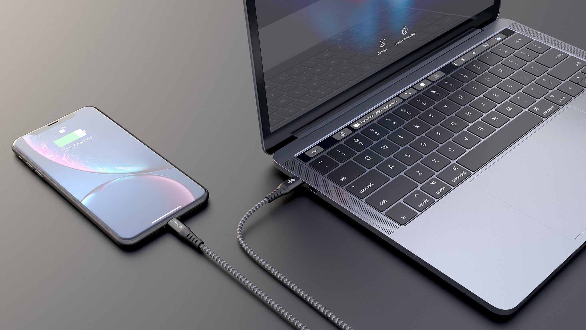 HyperDrive USB-C + Lightning Cables