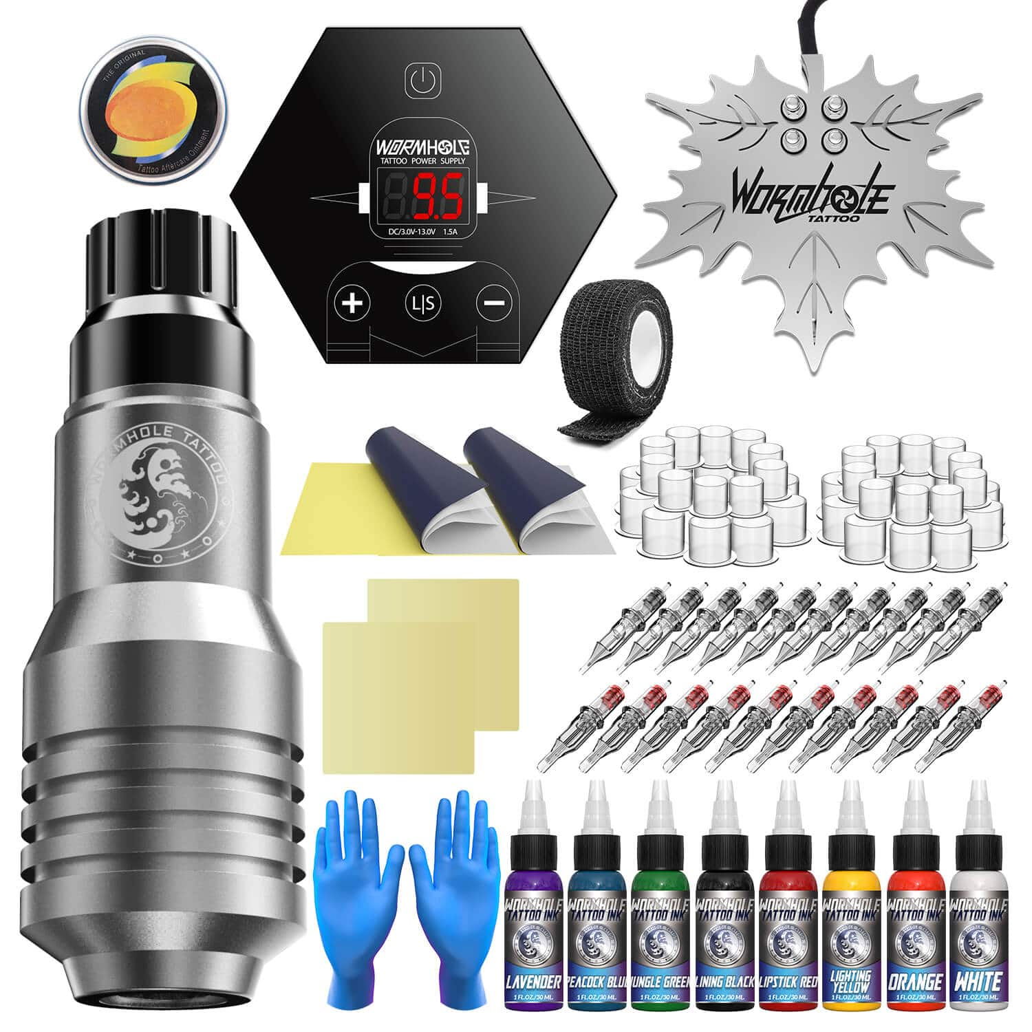 Tattoo Pen Machine Kit with 20 Tattoo Needles