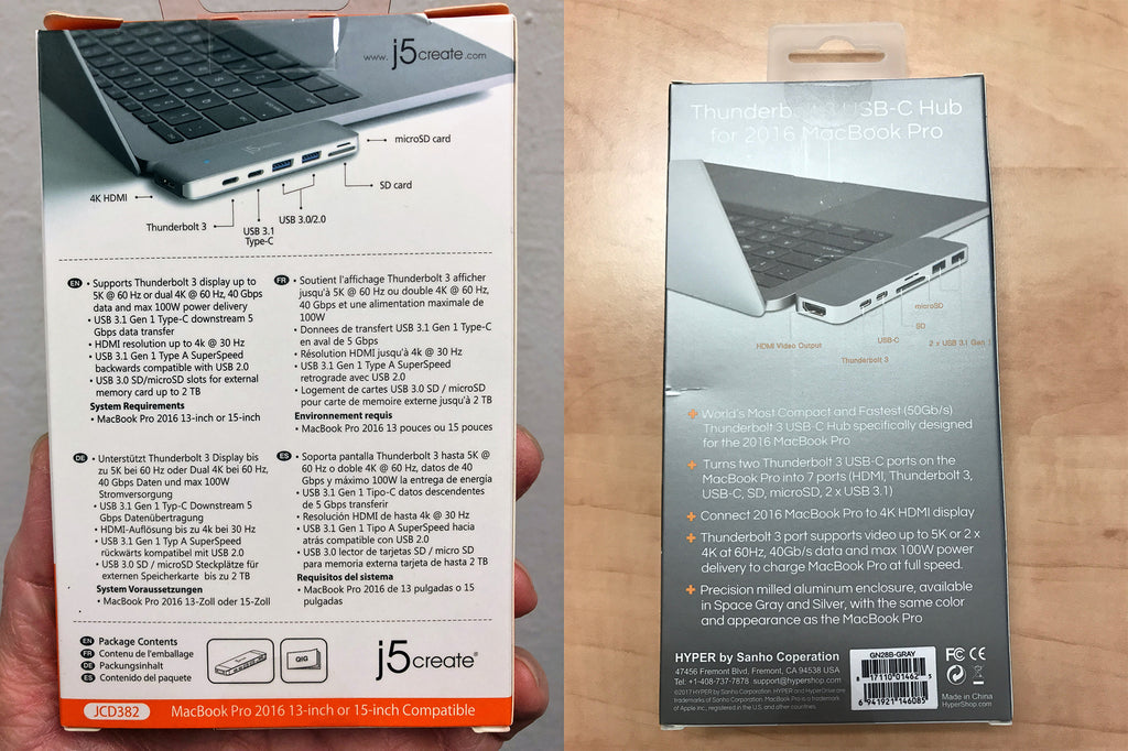 UltraDrive vs HyperDrive packaging back