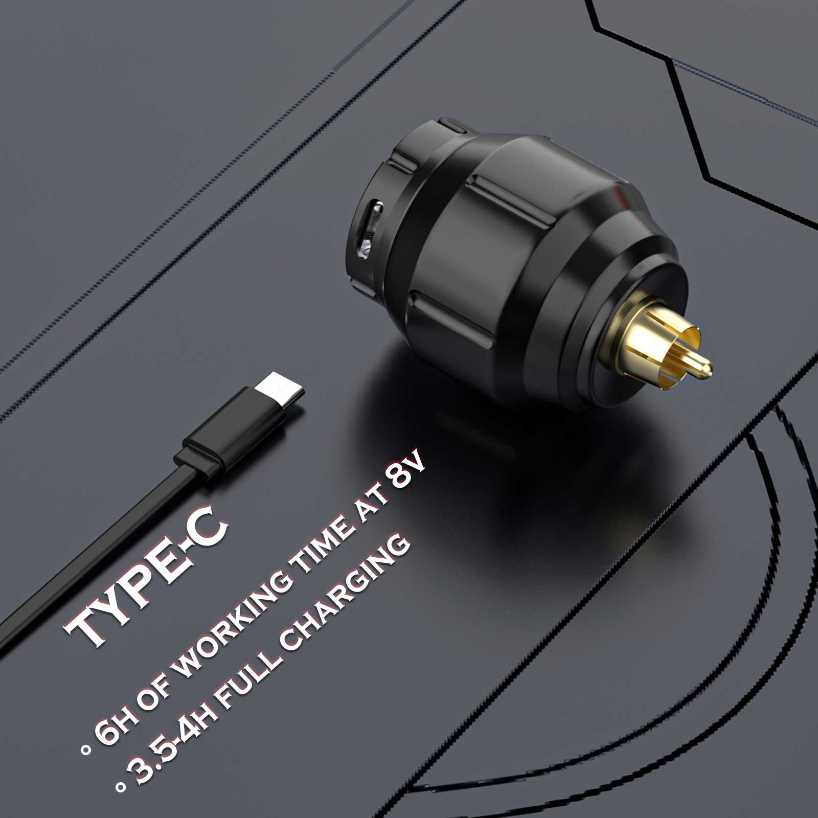 Wormhole Wireless Tattoo Power Supply for Tattoo Machine WA01